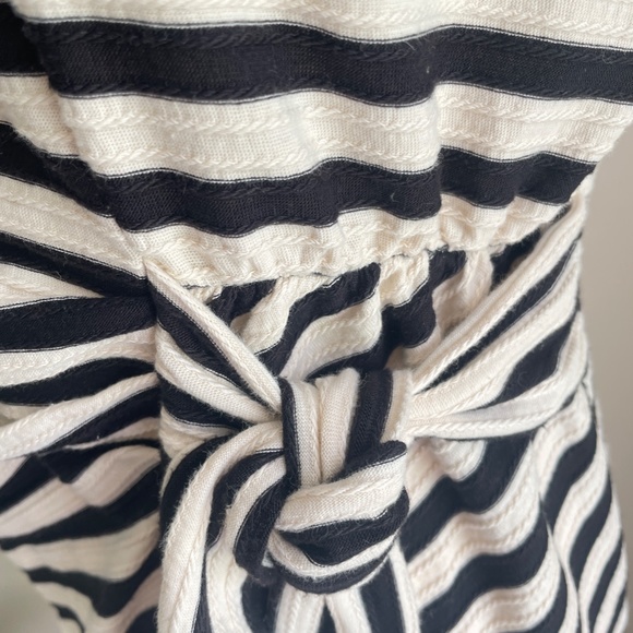 Anthropologie | Saturday Sunday Isabel Striped Shirt Dress black sour cream XS - Picture 10 of 16